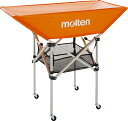 【6日までポイントアップ】 モルテン molten 折りたたみ式平型ボールカゴ 背高 オレンジ BK0033O