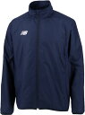 【25日はポイント15倍】 ニューバランス New Balance サッカー ウインドアップジャケット メンズ アウター ジャケット 上着 ウェア トレーニング 練習 部活 スポーツウェア 防寒 ロゴ アップ 移動 サッカーウェア JMJF9421 NV