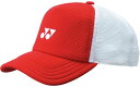【6日までポイントアップ】 ヨネックス YONEX テニス ユニメッシュキャップ キャップ 帽子 UVカット 吸汗速乾 背面ホック式 メンズ レディース 400...