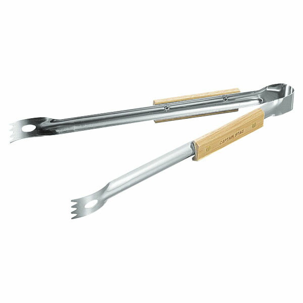 【3日20時からMAX3,000円OFFクーポン&P15倍】 キャプテンスタッグ CAPTAIN STAG アウトドア クラーク 木柄バーベキュートング M9090