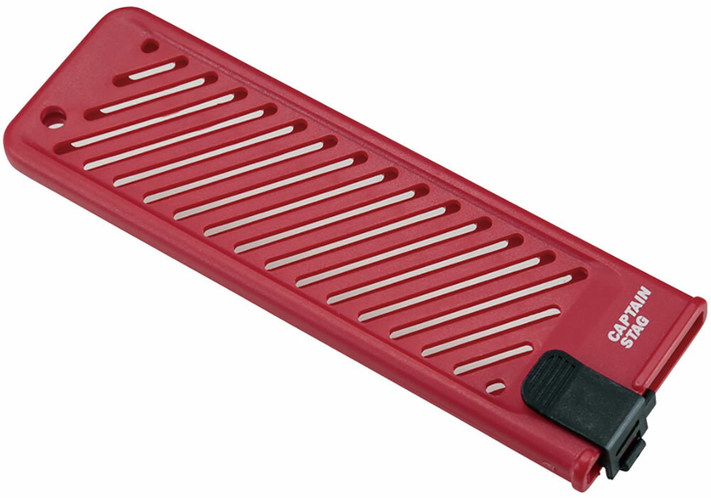 【3日20時からMAX3,000円OFFクーポン&P15倍】 キャプテンスタッグ CAPTAIN STAG アウトドア 安全包丁サヤ レッド ナイフ 包丁 収納 持ち運び キャンプ 調理 料理 道具 器具 UH4704