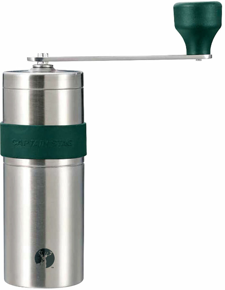 【16日2時までポイントアップ】 CAPTAIN　STAG キャプテンスタッグ アウトドア 18－8ステンレスハンディーお茶ミルS セラミック刃 UW－3502 UW3502