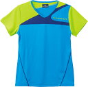 【9日20時からポイント15倍】 ルーセント LUCENT テニス Ladies テニス ゲームシャツ ブルー 青 女性用 半袖Tシャツ 吸汗速乾 UVカット ...