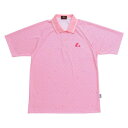 【18日はポイント10倍】 ルーセント LUCENT テニス Uni ゲームシャツ ライトピンク 半袖シャツ Tシャツ UVカット メンズ レディース 男性用 ...
