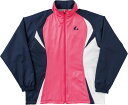 【6日までポイントアップ】 ルーセント LUCENT テニス Uni ウォーマーシャツ ピンク×ネイビー 防寒着 ウインドブレーカー トップス アウター 上着 ...