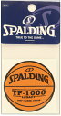 【6日までポイントアップ】 スポルディング SPALDING バスケット スポルディングシール 2枚組 バスケットボール アクセサリー 14-001 ディンプル...