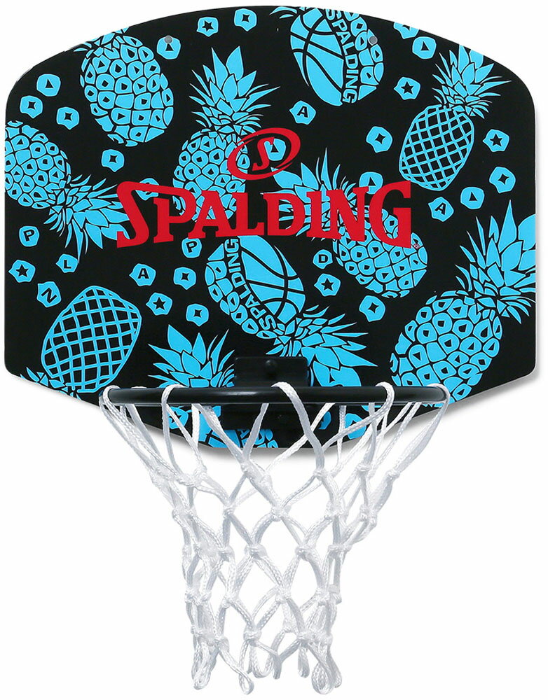 【20日はポイント15倍】 スポルディング SPALDING バスケット マイクロミニ トロピカル ミニバスケットゴール インテリア 部屋 壁 ドア 取付式 79-017J ミニボール キッズ 家庭用 シュート バスケットボール 79017J