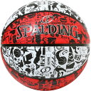 【4日20時からポイント15倍】 スポルディング SPALDING バスケット グラフィティ レッド×ホワイト 7号球 バスケットボール バスケ ボール メンズ...