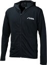 【16日2時までポイントアップ】 スティガ STIGA 卓球 STIGAドライジップパーカーJP ブラック SS 1857-2211-03 1857221103