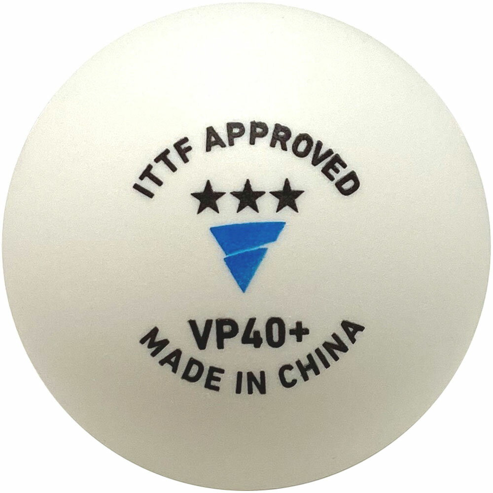 素材：ABS国際卓球連盟・日本卓球協会公認球原産国：中国TSPボール80年の歴史で培われたボール製造技術・品質管理を継承し、競技者がより安心・信頼して使い続けられるボールを目指す。好評をいただいているCP40＋と同じ仕様で製造されている。