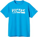 【1日はポイント15倍】 ヴィクタス VICTAS 卓球 プレイ ロゴ ティー PLAY LOGO TEE プラクティスシャツ Tシャツ メンズ レディース 吸...