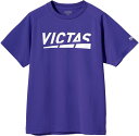 【1日はポイント15倍】 ヴィクタス VICTAS 卓球 プレイ ロゴ ティー PLAY LOGO TEE プラクティスシャツ Tシャツ メンズ レディース 吸...