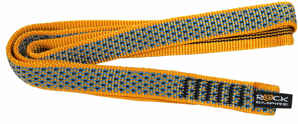 【30日・1日はポイント10倍】 ロックエンパイアー ROCK EMPIRE アウトドア オープンスリング60 幅20mm 使用長60cm ポリアミド ナイロン スリング テープ クライミング ツール 器具 道具 登山 登攀 登はん RE52XX060 GD