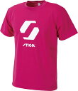 STIGA スティガ 卓球 卓球Tシャツ STIGAロゴTシャツJP－I ホットピンク LLサイズ メンズ レディース シャツ Tシャツ 半袖 練習 練習試合 移動 ロゴT ロゴ入り 1805080707