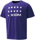 【1日はポイント15倍】 エクシオン XIOM 卓球 ELP T-シャツ パープル Mサイズ 半袖 トップス 吸汗速乾 イレブンポイント 練習 プラクティス 部...
