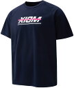 【15日はポイント10倍】 エクシオン XIOM 卓球 カラーライン T-シャツ ネイビー XLサイズ 半袖 トップス 吸汗速乾 練習 プラクティス 部活 体育...