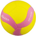 【10日からポイント15倍】 ミカサ MIKASA バレーボール レッスンバレー 4号 イエロー×ピンク メンズ レディース スポンジボール ソフトバレーボール...