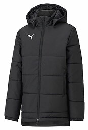 【4/28から8000円以上で300円OFFクーポン&Pアップ】 PUMA プーマ サッカー ベンチジャケット JR ジュニア キッズ アウター ベンチコート 中綿 防寒 保温 チーム 練習 トレーニング クラブ活動 スポーツ観戦 大会 レジャー 子供 657821 03