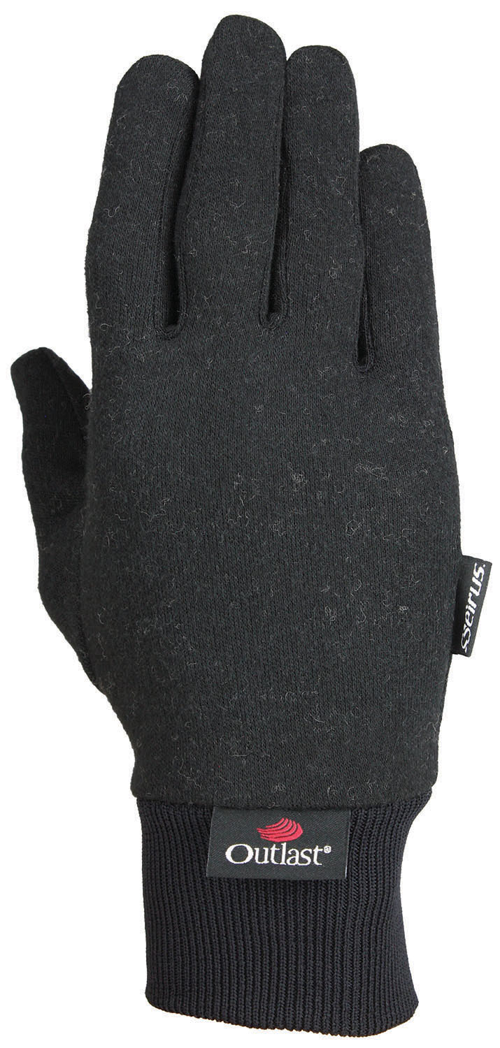 【27日2時までポイントアップ】 セイラス Seirus アウトドア アウトラスト グローブライナー S/M ブラック 7116