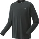 【6日まで8000円以上で300円OFF Pアップ】 Yonex ヨネックス バドミントン ユニロングスリーブTシャツ シャツ ストレッチ 制電 抗ウイルス加工 メルティニットウォーム 再生ポリエステル 16611 007