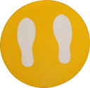 【26日2時までポイント15倍】 ゼットガッコウタイイク ゼット学校体育 足形マーク付きプレート 黄5枚 ウイルス対策 接触防止 順番 列 飛沫防止 コロナ対策 インフルエンザ予防 風邪予防 間隔 学校 病院 保育園 幼稚園 施設 ZI036