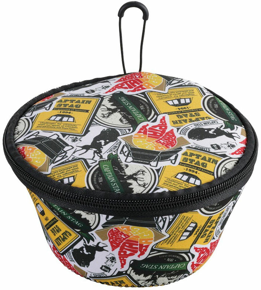 【18日はポイント10倍】 キャプテンスタッグ CAPTAIN STAG アウトドア ケース シェラカップケース630 ステッカーコレクション2021 UH-3023 シェラカップ カップケース 計量 計量カップ 料理 調理 キャンプ レジャー UH3023