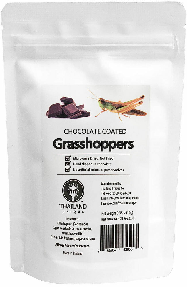 30ϥݥ10ܡ ˡ JR Unique Chocolate coated grasshoppers 祳졼...