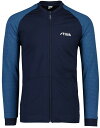 【16日2時までポイントアップ】 スティガ STIGA 卓球 メンバージャケット ネイビー×ブルー XL 1861-2466-07 1861246607