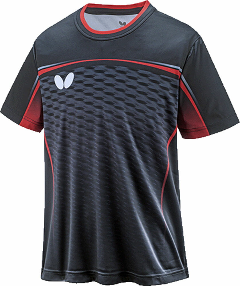 【23日2時まで1万円以上で5%OFFクーポン&Pアップ】 バタフライ Butterfly 卓球 フルグレス・シャツ 男女兼用 ゲームシャツ トップス JTTA公認 吸水速乾 伸縮 ストレッチ 試合 大会 練習 トレーニング チーム 部活 メンズ レディース 46300 278