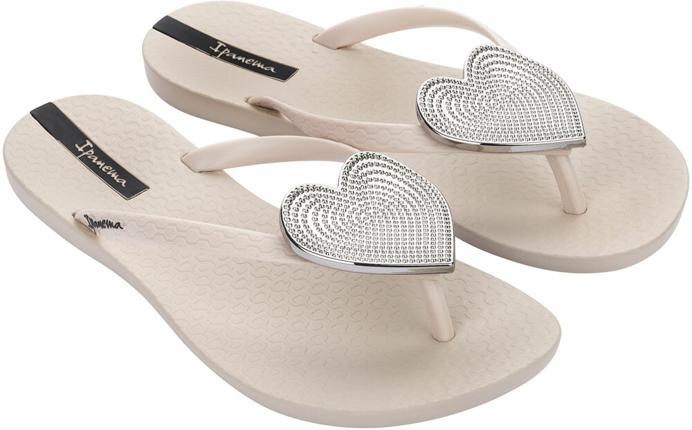【20日はポイント15倍】 Ipanema イパネマ WOMENS THONG SANDALS MAXI FASHION II ベージュ/シルバー ビーチサンダル シューズ プール 海 SP82120318 3318
