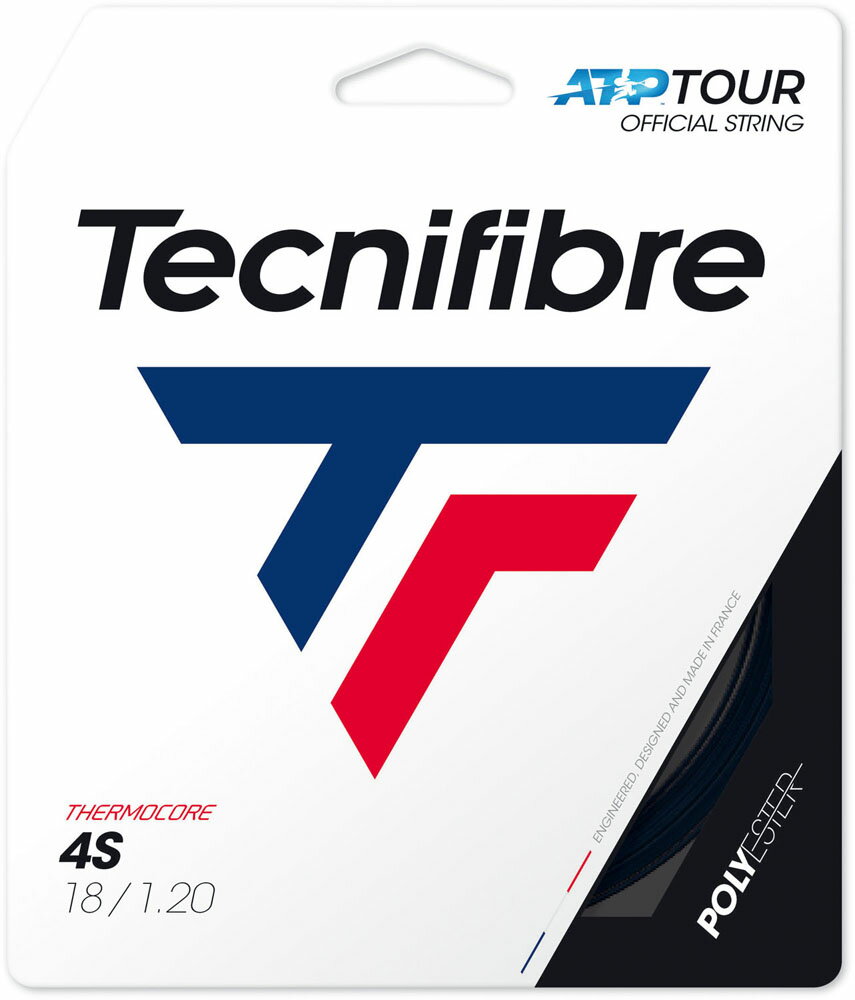 【30日・1日はポイント10倍】 テクニファイバー Tecnifibre テニス 4S 1.20 硬式テニス ストリング ガ..