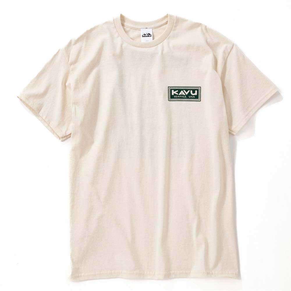 【30日はポイントアップ】 カブー KAVU アウトドア スタンプTee Stamp Tee メンズ レディース Tシャツ 半袖Tシャツ 半袖シャツ ロゴTシャツ 綿 コットン アウトドアシャツ 19821851 078