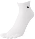 【16日2時までポイントアップ】 ヨネックス YONEX テニス ウィメンズアンクルソックス 5本指 22-25cm 靴下 エルゴファイブ 直角型 抗菌防臭 ソ...