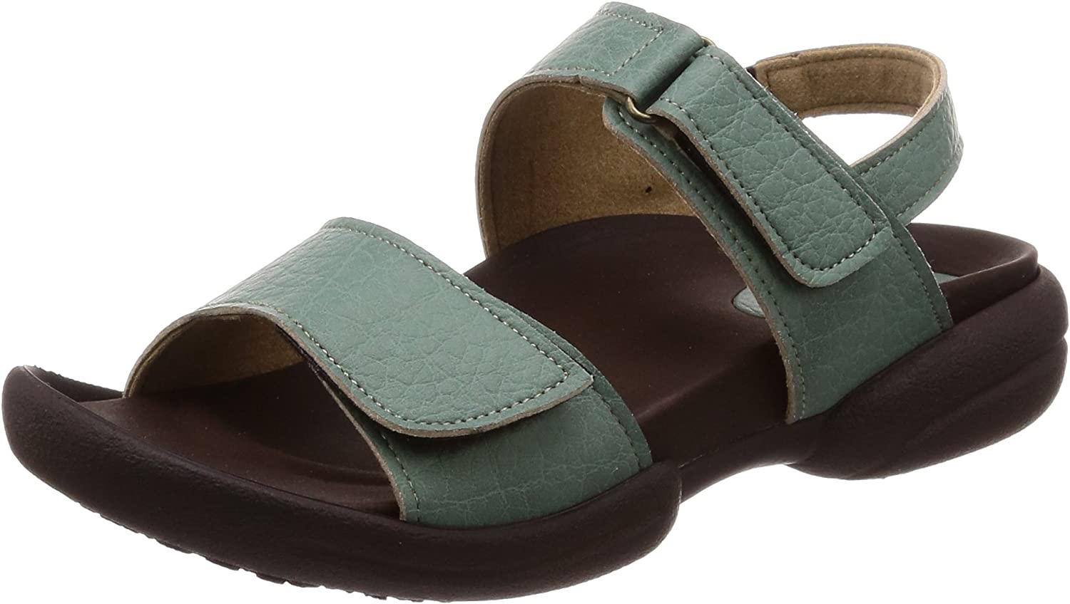 【20日はポイント15倍】 リゲッタ Re:getA バックベルト付きグミサンダル 靴 シューズ ゆったりワイド フットウェア メンズ レディース 4E相当 幅広 甲高 グミインソール バックベルト付 サンダル DXB279 LBL