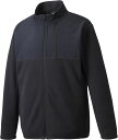【25日はポイント15倍】 デサント DESCENTE フリースジャケット メンズ アウター フルジップ 長袖 防寒 保温 起毛 ベースボール 部活 練習 トレーニング DBX2462 BLK