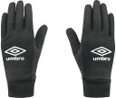 【24日20時からポイントアップ！25日限定MAX1万円OFFクーポン】 UMBRO アンブロ サッカー ジュニアフィールドプレイヤーグローブ UUDWJD53 BKSL