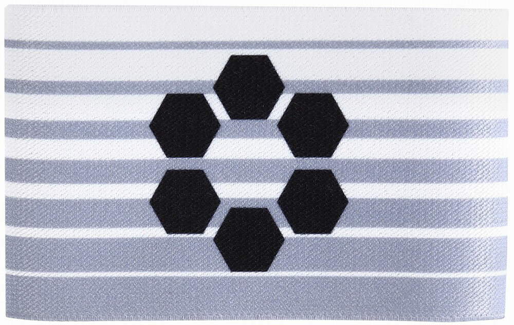 【18日はポイント10倍】 スフィーダ sfida フットサル キャプテンマーク フットサル SH-23G03 ユニフォーム ゲームウエア マジックテープ グラフィック消化プリントデザイン 8cm幅 バンド付き 伸縮 SH23G03 WHTHIR