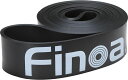 【6日までポイントアップ】 フィノア Finoa ボディメイクバンド 強度5 ブラック 筋トレ用フィットネスバンド 下半身 懸垂サポート トレーニング ウォーム...