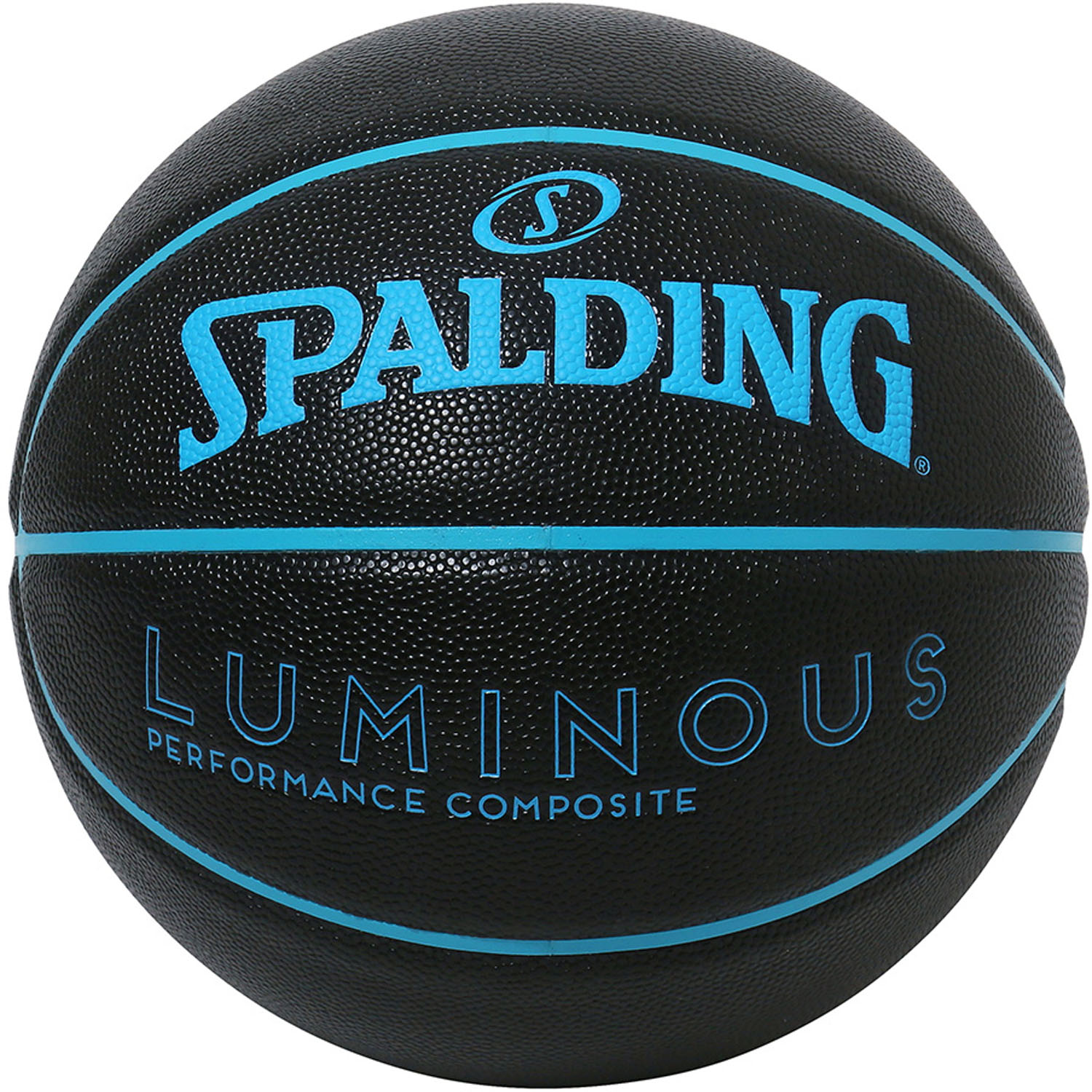 【18日はポイント10倍】 スポルディング SPALDING バスケット ルミナス コンポジット ブラック×ブルー SZ7 バスケットボール 77-846J 7号球 バスケ 大学生 中学 高校 練習 部活 シュート 7号 球技 77846J