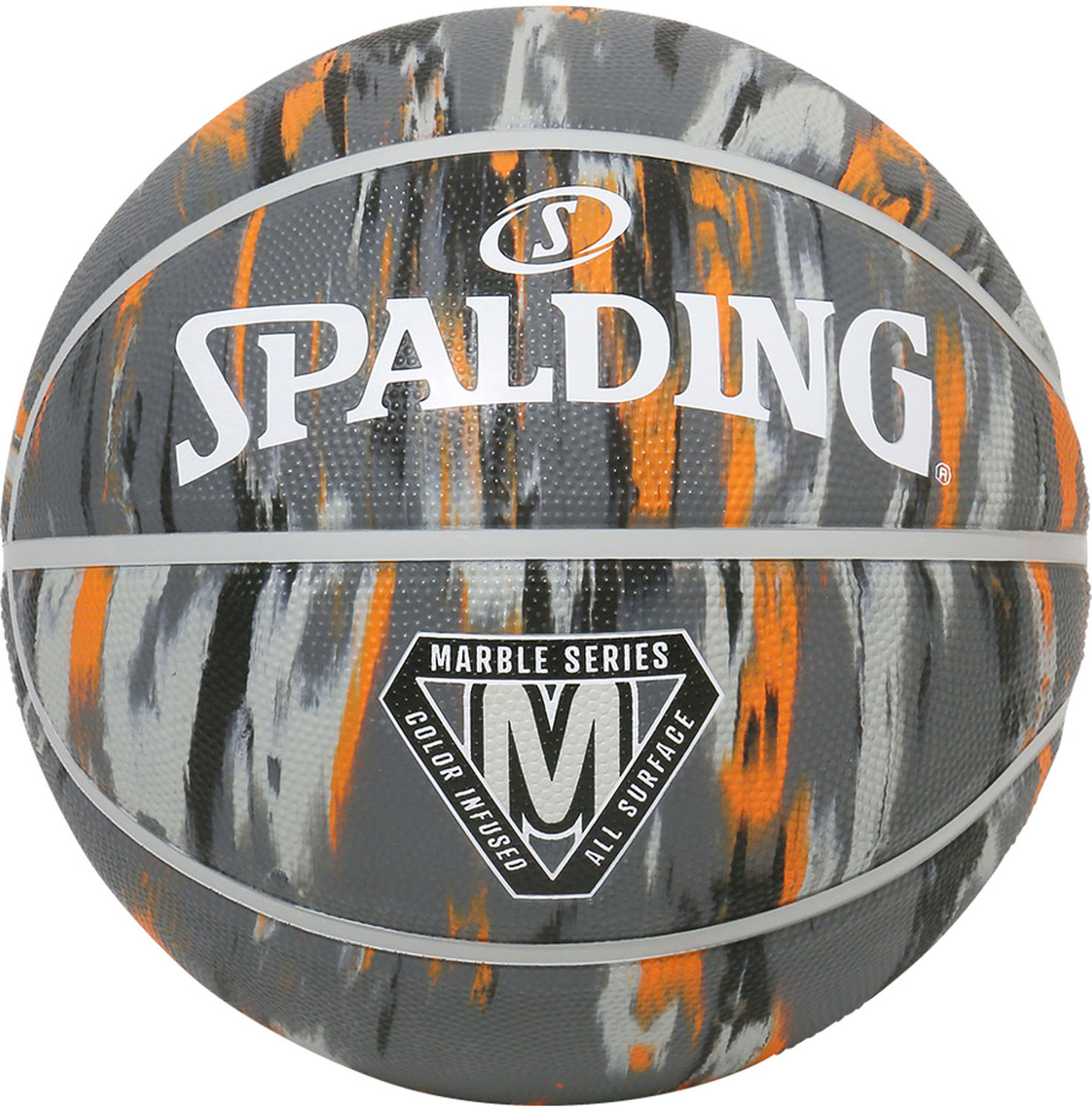 【18日はポイント10倍】 スポルディング SPALDING バスケット マーブル ジャスパー SZ7 バスケットボール バスケ ボール ラバー 屋外向け 耐久性 7号球 中学 高校 大学 練習 バスケ 部活 シュート 7号 84990J