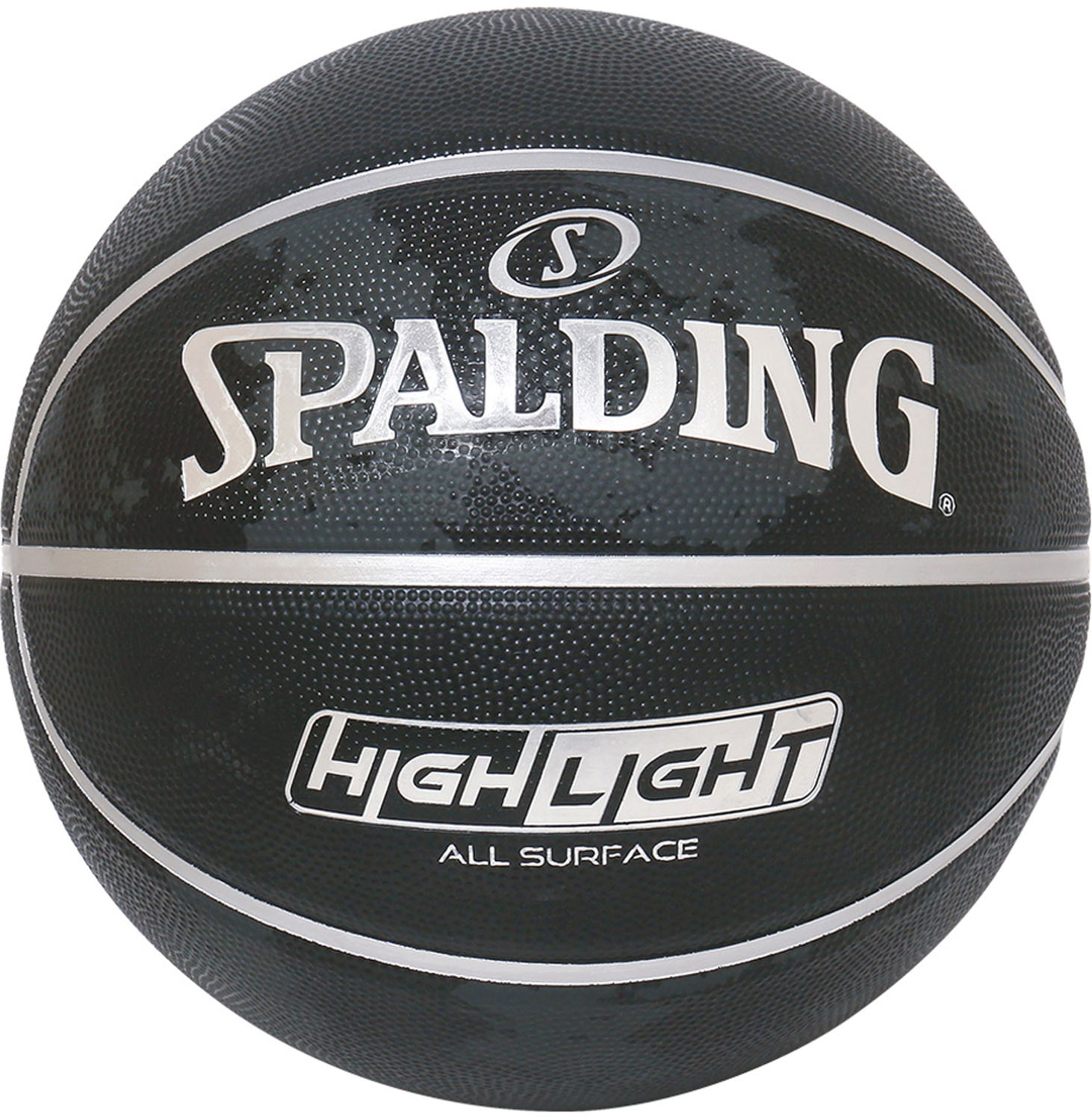 【18日はポイント10倍】 スポルディング SPALDING バスケット ハイライト シルバー SZ7 バスケットボール バスケ ボール ラバー 屋外向け 耐久性 7号球 中学 高校 大学 練習 バスケ 部活 シュート 7号 85096J