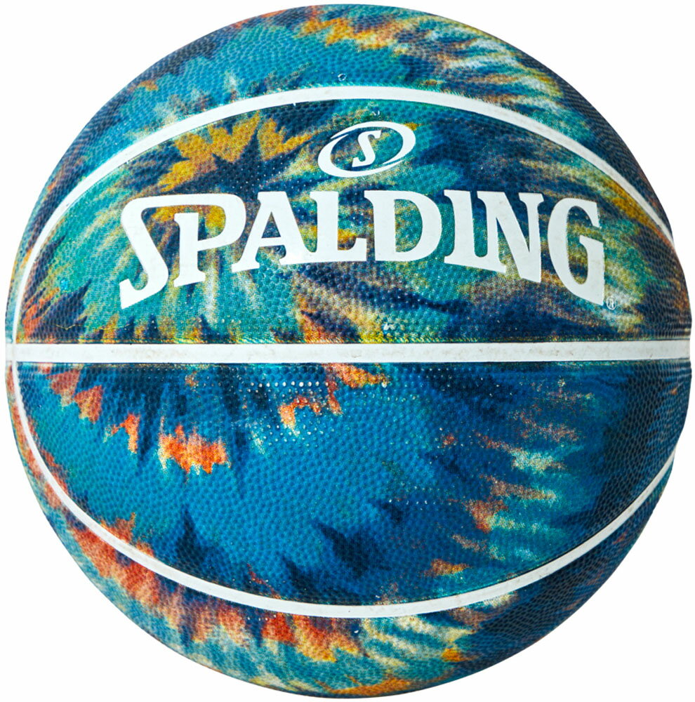 【18日はポイント10倍】 スポルディング SPALDING バスケット スパイラルダイ ターコイズ SZ7 バスケットボール 84-808J ブルー 屋外向け 耐久性 7号球 バスケ 大学生 中学 高校 部活 シュート 球技 84808J