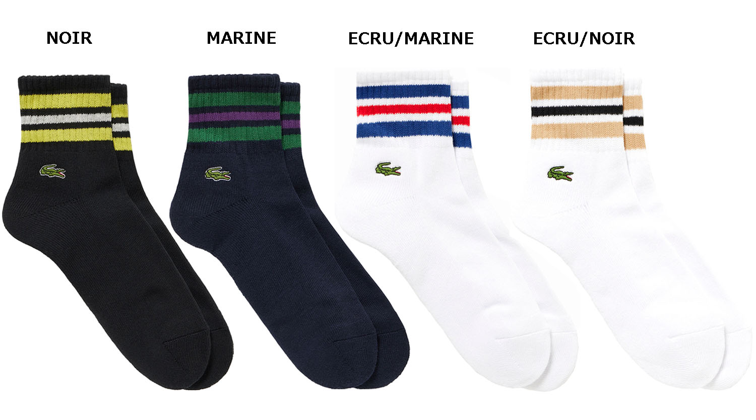 ラコステ 靴下 メンズ 【20日はポイントアップ】 ラコステ　LACOSTE LINE PILE SOCKS RA421J－99 ソックス 靴下 ショート丈 メンズ レディース パイルソックス RA421J99