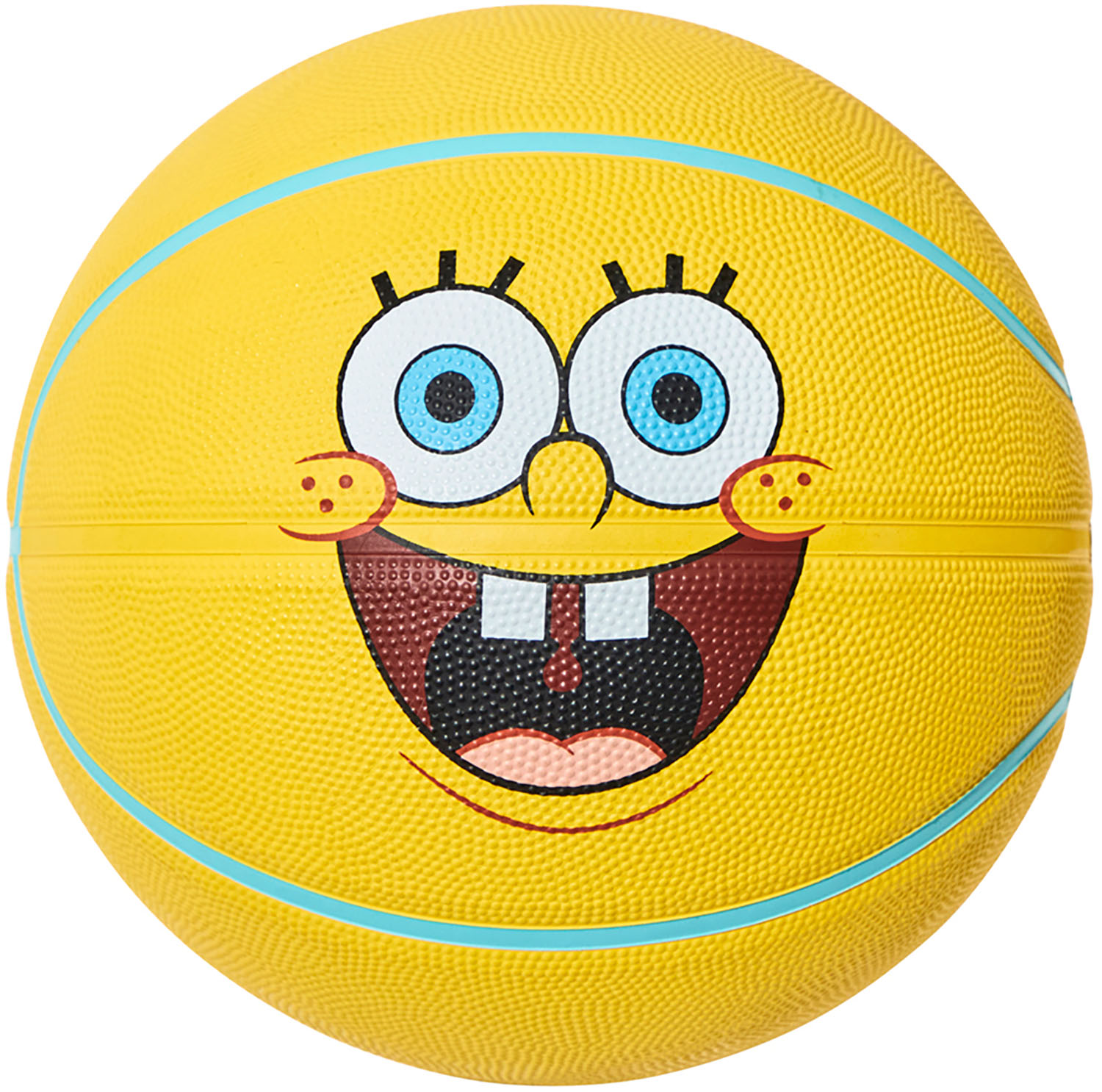 【18日はポイント10倍】 スポルディング SPALDING バスケット スポンジ・ボブ スマイル ラバー SZ5 スポンジボブ キャラクター 屋外向き 耐久性 5号球 イエロー 小学生 ミニバス 小学校低学年 バスケットボール 85128J