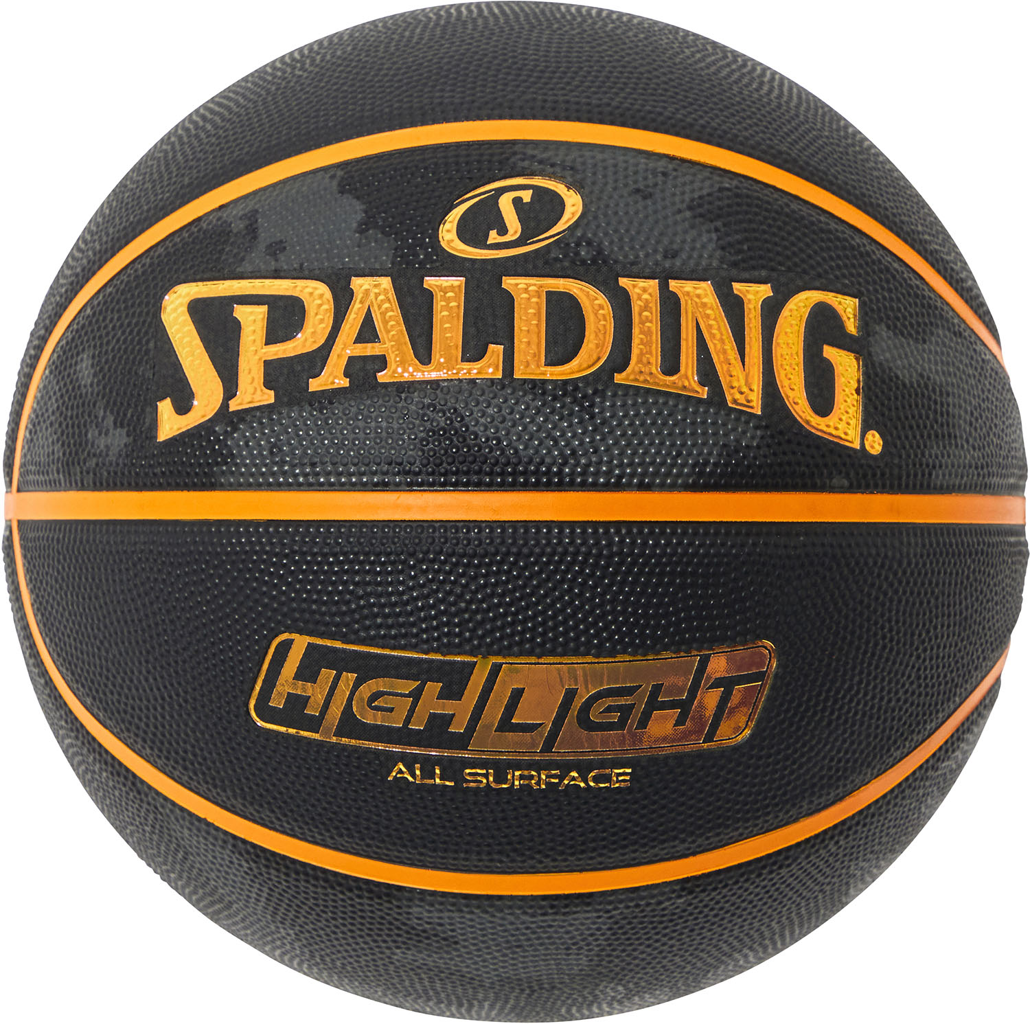 【18日はポイント10倍】 スポルディング SPALDING バスケット ハイライト オレンジ ラバー SZ7 屋内 屋外 グリップ力 迷彩柄 7号球 中学生以上 バスケットボール バスケ ボール シュート 個人練習 耐久性 85156J