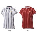 【4日20時からポイント15倍】 ヨネックス YONEX テニス ウィメンズゲームシャツ 硬式 軟式 ソフトテニス Tシャツ トップス 半袖 トーナメント ツアー ゲーム 試合 練習 吸汗 速乾 ストレッチ レディース 女性 20799