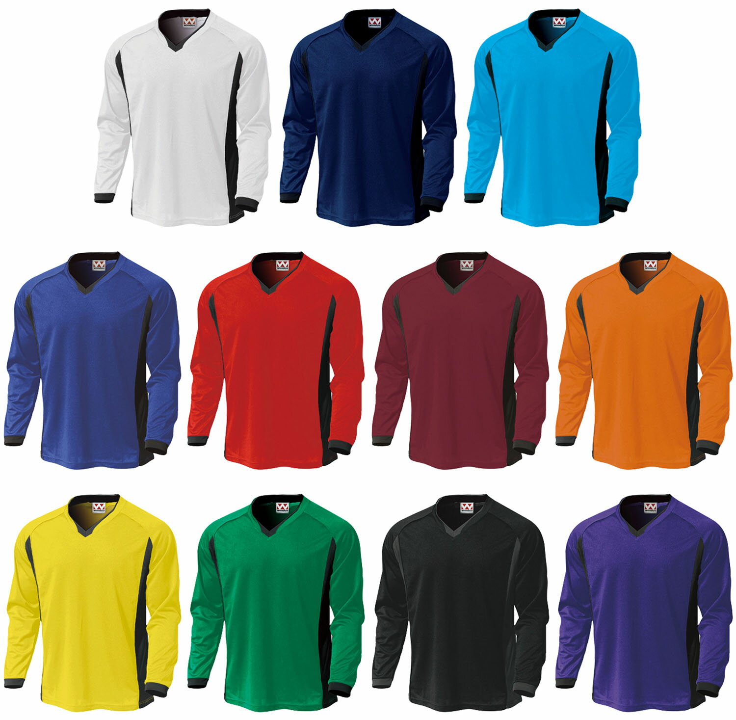 【3日20時からMAX3,000円OFFクーポン&P15倍】 ウンドウ wundou サッカー ユニセックス ベーシックロングスリーブサッカーシャツ S〜XXL...