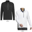【4日20時からポイント15倍】 アディダス adidas ゴルフ COLD.RDY フルジップジャケット メンズ ゴルフジャケット フルジップアップ 長袖 ポケット 異素材 吸湿性 放湿性 保温性 ストレッチ ウインドウェア JTY65