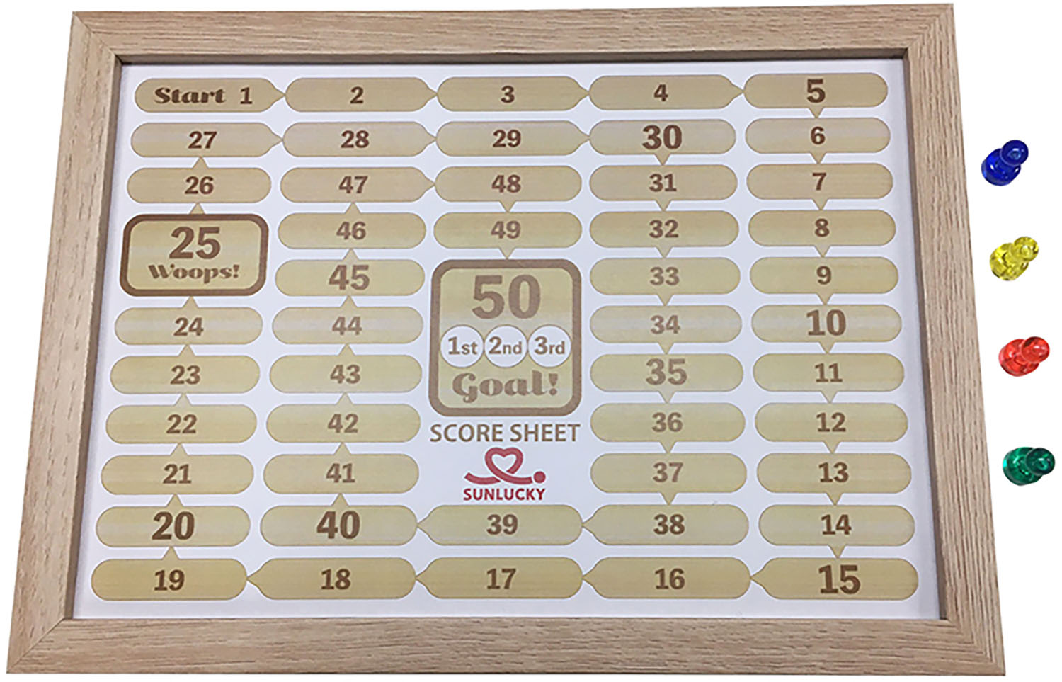 【16日までポイントアップ】 サンラッキー Sunlucky 得点板 MOL-31 スコアボード モルック スキットル ..