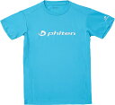【6日までポイントアップ】 ファイテン Phiten RAKUシャツ 半袖 ターコイズ/ホワイト L JG583005
